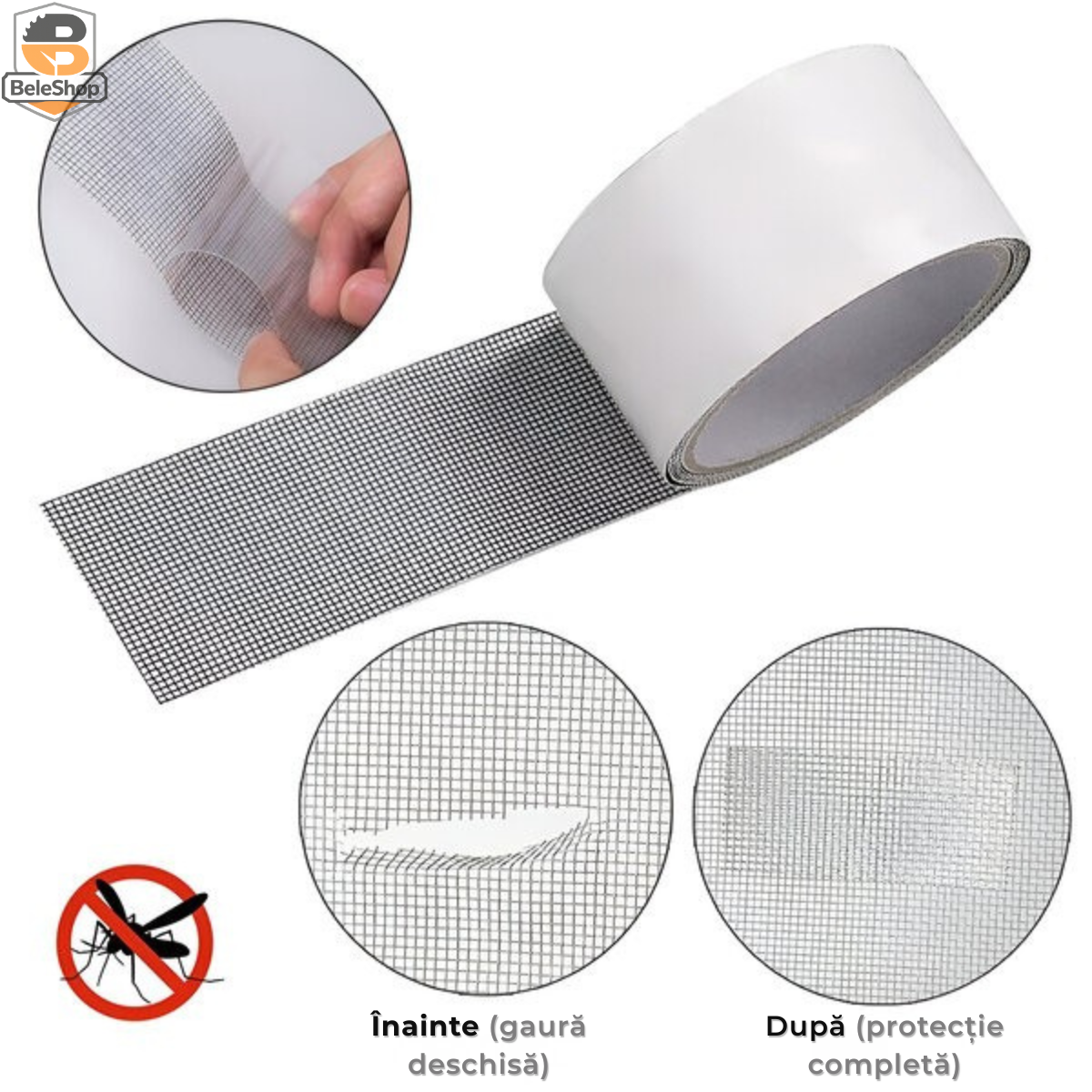 InsecTape - Banda Pentru Orice Plasă Ruptă